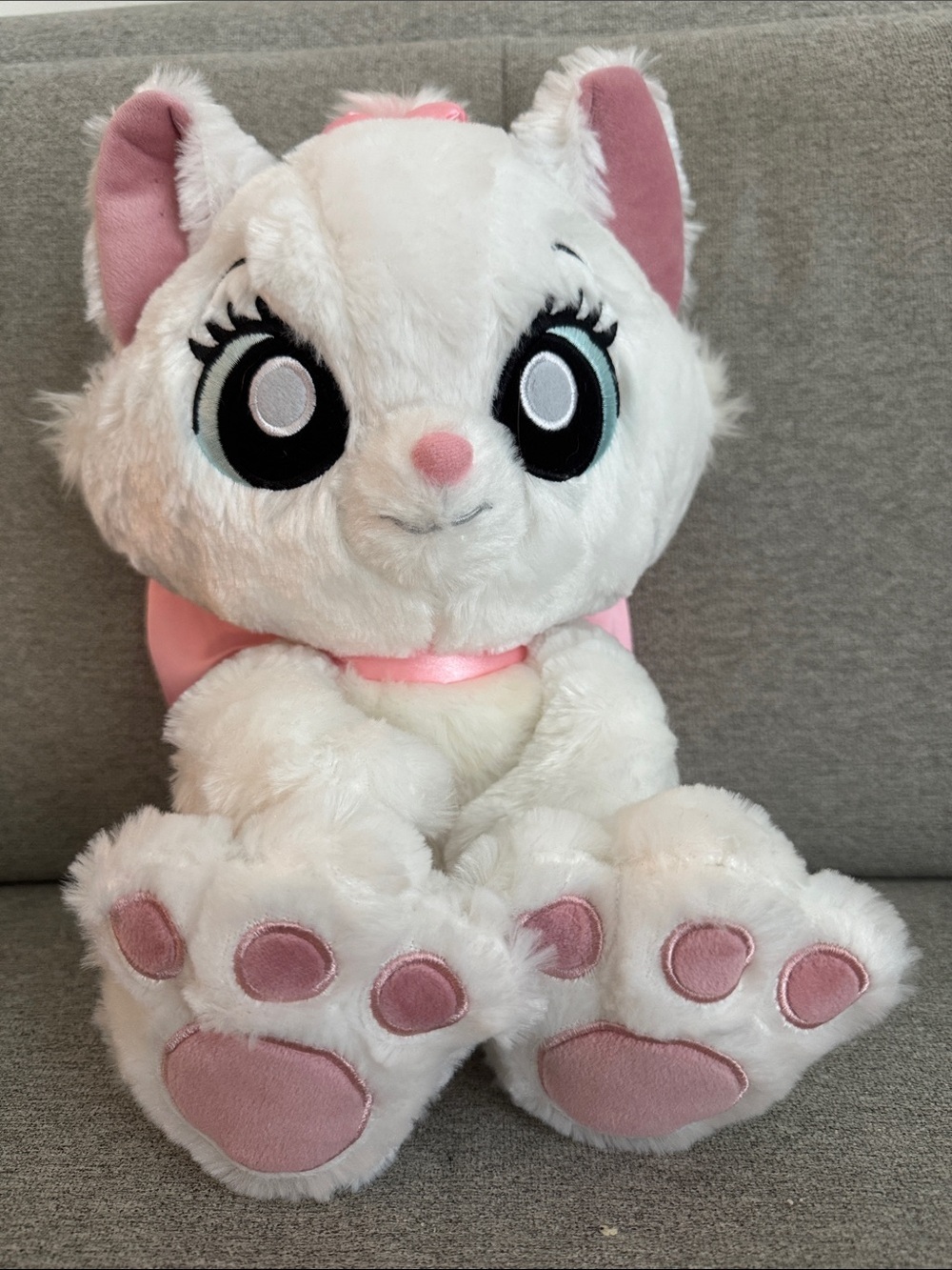 Disney parks Marie big feet plushie